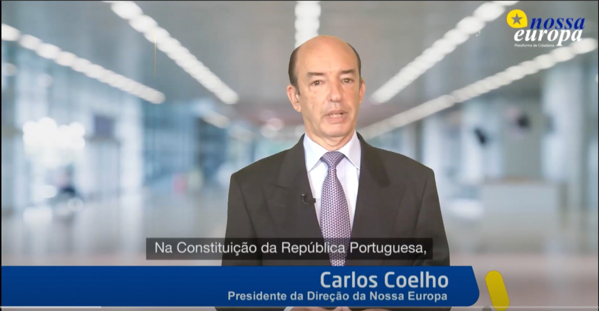Carlos Coelho fala de “A Constituição e a Europa” em vídeo que assinala os 45 anos da Constituição portuguesa