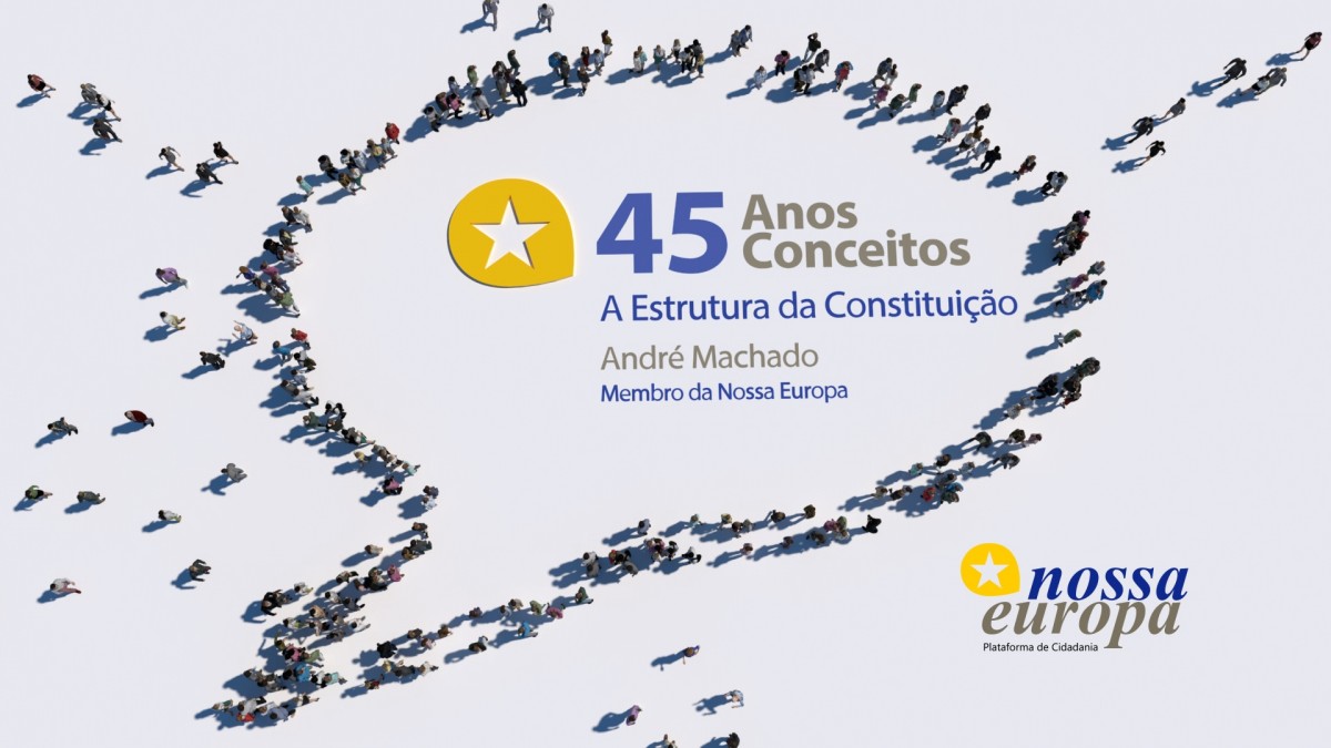André Machado explica a estrutura da Constituição da República  em novo vídeo da Nossa Europa